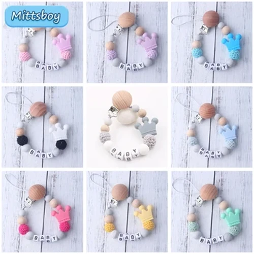FOU Fa'asinomaga Fa'apitoa Igoa Pacifier Kilipi Fa'aigoa Beech Fa'alava La'au filifili Silikoni Fa'aulu Fa'afilemu Pepe Teething Meataalo Lamu Meaalofa.