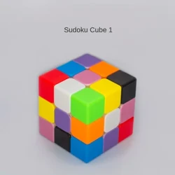 3x3x3 9-farvede Sudoku Magic Cubes Brainy Classic Color Magic Cubes Stickerless Cubo Mágico Profissional