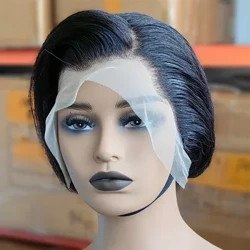 pixie wigs shot pixie cut human hair wigs shot wig with bangs
