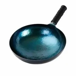 Goi-mailako eskuz egindako burdinazko zartagina estaldurarik gabeko osasun wok itsasten ez den zartagina gas-sukaldea indukzio-sukaldea jeneral Zhangqiu burdina wok 36cm