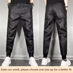 ʻAutumn/hoʻoilo ʻo nā kāne ʻoluʻolu mehana pumehana hoʻomāliʻi wāwae ʻili Pu ʻili Pants mau ʻōpio kaʻa kaʻa maʻamau ʻōpio ʻo nā ʻeke he nui i pūʻulu ʻia ʻo Harlan Pants
