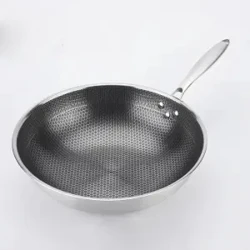 2021 New Kitchen Wok Non Stick Pan Steak Steak Tools 316 Rustfritt stål Stekepanne Induksjonskomfyr Gasskomfyr Generelt