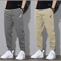 Pants Gwasg Elastig Printiedig i Ddynion Pensil Trowsus Chwaraeon Awyr Agored Mawr Newydd Gwryw Gwanwyn Hydref Achlysurol Rhedeg Rhydd Pants chwys