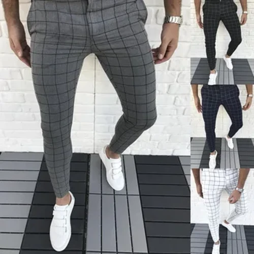 Cargo Dynion Pantalones Pant Slim Fit Trowsus Coes Syth Ffasiwn Achlysurol Sweatpants Streetwear Trowsus Pensil Gwryw Ar Gyfer Busnes