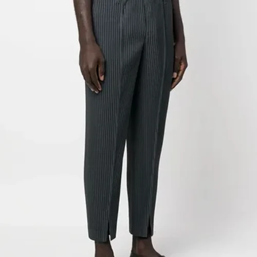 Miyake geplooide heren potloodbroek hoge taille Homme causale heren casual broek