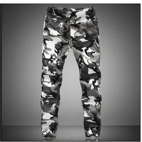 Camouflage Military Jogger Suruali Wanaume 2024 Pamba Safi Mens Spring Autumn Penseli Harem Suruali Wanaume Starehe Suruali Camo Joggers