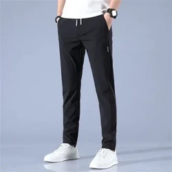 Panlalaking Pantalon na May Malalim na bulsa na Loose Fit Casual Jogging Trousers Para sa Running Workout Training Mens Scrub Pants na may Pockets