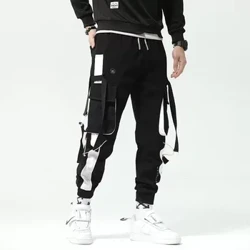 Cargo legins dynion rhydd achlysurol mewns ffasiynol cargo pants dynion duedd naw munud dynion pants achlysurol