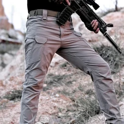 Mabilis na pagpapatuyo na pantalon para sa panlalaking pantaktikal na pantalon, ultra-manipis na breathable na military fan pants, training pants, panlabas na pantalon sa trabaho