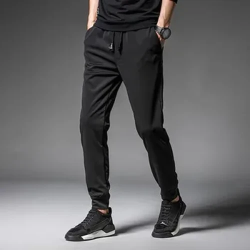 Herren Sporthose Laufhose mit Reißverschlusstaschen Fußballtraining Jogging Sporthose Fitness Fußball Leggings Jogginghose