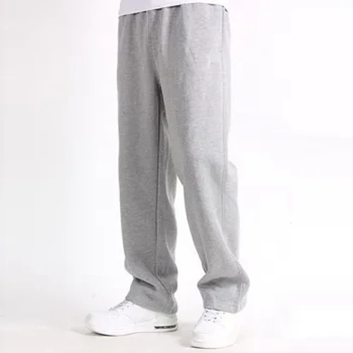 Pants Syth Dynion Achlysurol Trowsus Rhydd Llwyd Llwyd Llinynnol Lliw Solid Locwyr Dillad Stryd Coes Eang Harem Pants