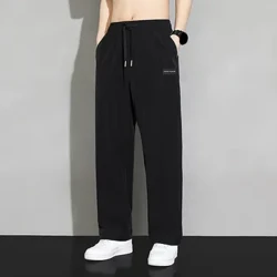 Summer Ice silk Quick Dry Sweatpant Pants Joggers Pants Ova'e Lapo'a Sa'o ofuvae Fa'atama'i ofuvae Fa'aa'oa'oga Fa'amalosi tino.