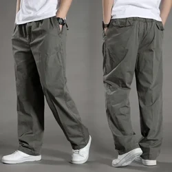 Quần Caro Nam Mùa Hè Mùa Xuân Cotton Mặc đi làm Mới Kích Thước Lớn 6XL Quần Jogger Leo Núi Thường Quần Dài Thấm Hút Mồ Hôi Cho Quần Thu Đông Hombre