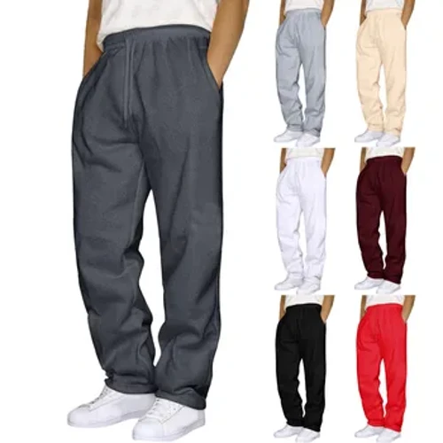 Sweatpants Dath Soladach Mens Hip Hop Pants Corr-Sholadach Dath Lása Suas Pants Oiliúna Le Póca Éadaí Spóirt Éadaí Sráide