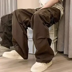 2023 kobiet dorywczo biegaczy spodnie techniczne solidne spodnie z niskim stanem sznurkiem szerokie nogawki workowate spodnie Streetwear Oversize spodnie dresowe