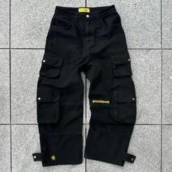 2024 ʻO nā kāne ʻoluʻolu hou ʻo Joggers Sweatpants Y2K Retro Hip-Hop Nā ʻeke he nui ʻeke ʻeke ʻeke Pants alanui kiʻekiʻe.