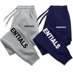 Essentials proljetne i jesenske pantalone muška odjeća pantalone s printom na pismu Modne ležerne hlače s vrpcom Trenirke Sportske hlače