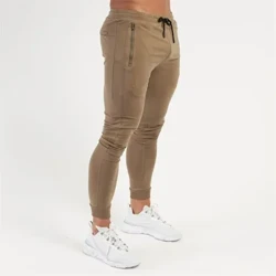 Dynion yn Rhedeg Dillad Chwaraeon Sweatpants Trackpants Campfa Trowsus Tenau Locwyr Ffitrwydd Achlysurol Solid yr Hydref Bottoms Pants Cotwm Gwryw