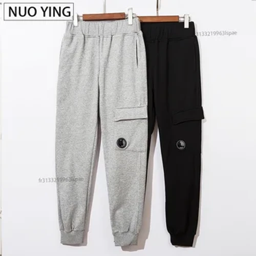 Chất Lượng Cao Hợp Thời Trang Thương Hiệu Đường Phố Cao Cấp Bỏ Túi Ống Kính Quần Dài Thấm Hút Mồ Hôi Cho Unisex Cotton Hip Hop Quần Bút Chì Mới Thể Thao Nữ Quần Dài