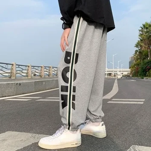 Man Sweat Pants Track Bukser Hip-hop Herre joggingbukser Træning Atletisk jogger Sport Gratis forsendelse Træningsdragt Underdele Stilfuldt