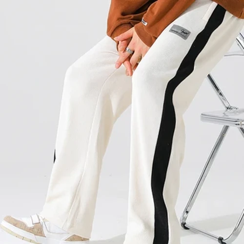 Plus Size Nam Dài Thấm Hút Mồ Hôi Cho Nam Ren Định Quần Baggy Quần Jogger Túi Khóa Kéo Ống Rộng Rời Quần Tây Nam Thẳng Dài Theo Dõi Quần 8XL
