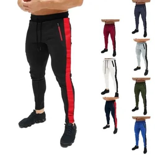 Fir Bodybuilding Pant Fómhar Earraigh Tracksuit Sweatpants Corr Soladach caol Harajuku Stíl Bríste Drawstring Pants Fad Iomlán