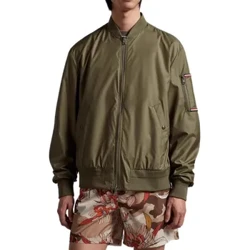 Männer a Fraen Liichtgewiicht Fligerjacken Zippers + Taschen Stitchen Héichdicht Polyesterfaser Nylonfutter