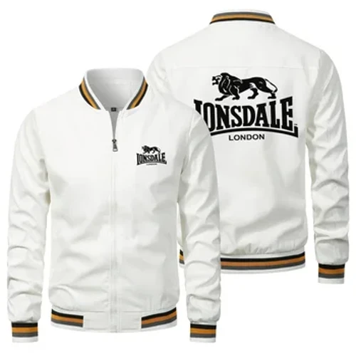 2024 Mới Nam Áo Khoác Phi Công Lonsdale Logo Du Lịch Đi Bộ Đường Dài Áo Khoác Nhẹ Ngoài Trời Giải Trí Chống Gió Thời Trang Áo Khoác Nam