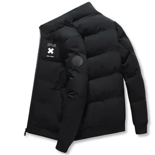 Høst og vinter fasjonabel pilotjakke for menn Oversized bomullsjakke Trendy gateklær Lett dunjakke for menn