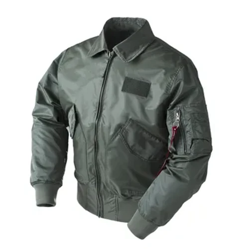 Dropship Byddin Dactegol Milwrol CWU/45P Siaced Bomber Dynion yn Hedfan Pêl fas Gwn Uchaf Du B3 Awyrlu Peilot Awyrlu Torri Gwynt