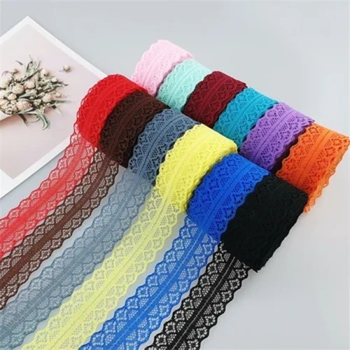 10 yards/Lot 30mm Kant Lint Bilaterale Handwerk Geborduurde Netto Kant Stof Trim Voor Naaien Stof Lint Rok accessoires