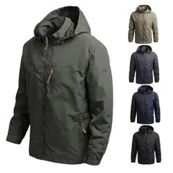 Erkekler Windbreaker Harby meýdan penjekleri Daşarky eşikler Erkekler taktiki suw geçirmeýän pilot palto Hoodie Erkek goşun eşiklerini awlaýarlar