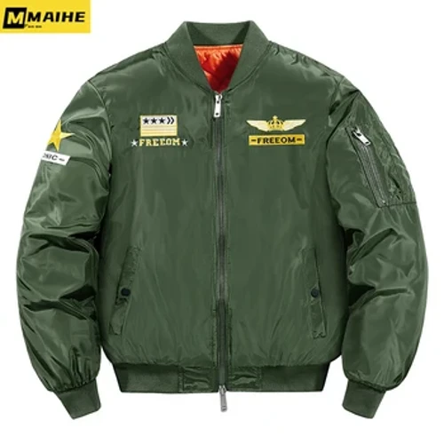 Hen jaquetas dynion gaeaf padio gwisg pêl fas cynnes casaco ynghyd â maint Tactegol Milwrol Ma-1 Siaced Awyrennau Bomber i ddynion