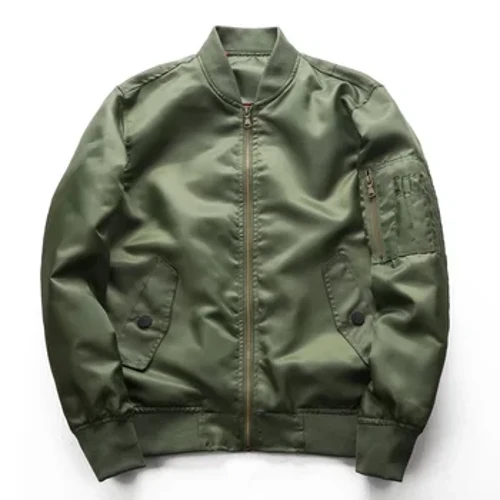 Ropa de primavera y otoño para hombre, chaqueta de piloto Air Force One, abrigo informal transpirable de talla grande para exteriores, 2024
