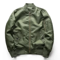 2024 Herren Frühling Herbst Kleidung Air Force One Pilotenjacke lässig atmungsaktiv Outdoor große Größe Mantel