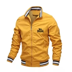 LONSDALE logotipi Aviator stendli yoqa ko'ylagi Erkaklar tasodifiy nozik beysbol ko'ylagi Eng yangi bahorgi moda yuqori sifatli ko'ylagi
