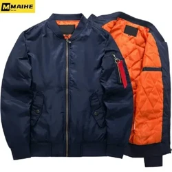 Moda-marka berria Gizonezkoen jaka informala Tamaina handiko Gizonezkoen Pilot Bomber Jaka Gizonezkoen Tamaina Handia XXXXL 6XL 7XL 8XL Jaka