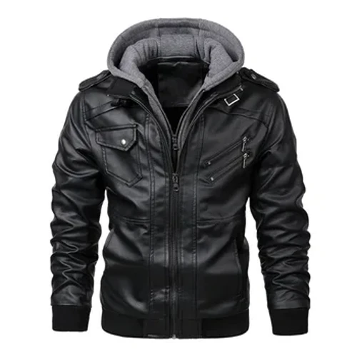 KB nouveaux hommes vestes en cuir automne décontracté moto veste en cuir synthétique polyuréthane Biker manteaux en cuir marque vêtements taille ue SA722