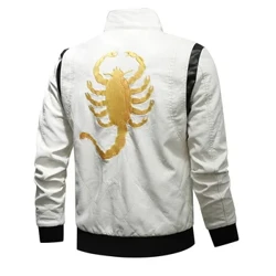 Kāne kaʻa kaʻa kaʻa kaʻa ʻili ʻili kalakala kalakala PU lole pūnāwai Autumn Fashion kū kola ʻili lole