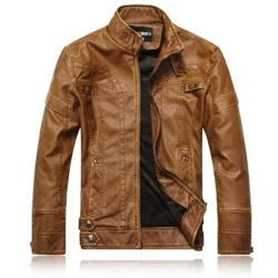 Herfst Winter Mode Leren Jas Mannen Motorfiets Slanke Fleece Jassen Jas Mannelijke vintage Casual Motor Biker Kunstleer Jas