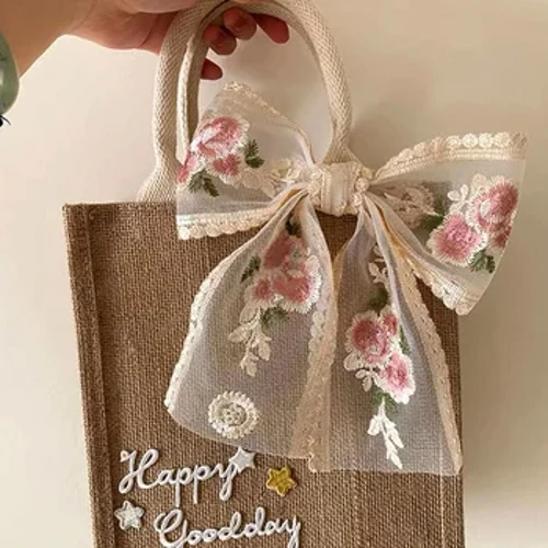 1 Yard 8 cm di Larghezza Ricamo In Pizzo Tessuto Fatto A Mano Fiore Nastro FAI DA TE Cucito Mestiere Ricamo Abito Da Sposa Cappello Decorazione