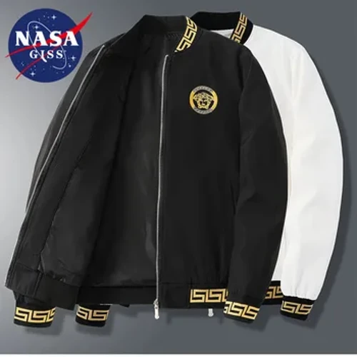 Musim Semi, Musim Gugur lan Musim Dingin Pria Baru Fashion Kasual Slim Fit Kualitas Tinggi Mantel Jaket Leher Baseball Bordir