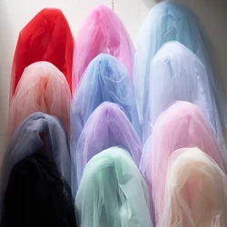 Mới Sương Mù lưới gạc vải mềm handmade DIY màu ren đầu mạng che mặt trong suốt vải tuyn may vải
