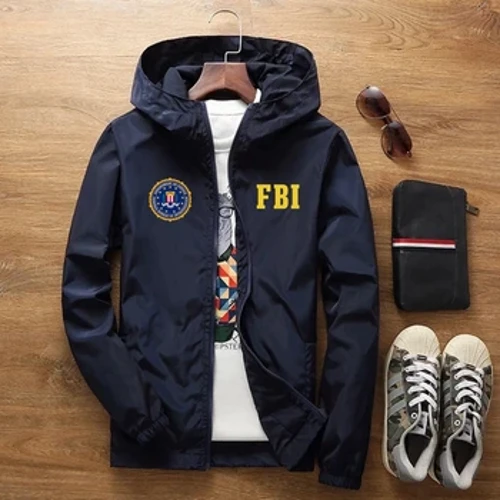 FBI Amerika Birleşik Devletleri FBI Shield Erkekler Pilot Hava Kalın Pilot Ceket Beyzbol Ceket Motosiklet Bombacı Rüzgar Dergisi Ceket Plus Boyut
