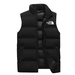 Thời Trang Nam Chất Lượng Cao Cao Cấp Áo Vest Unisex Ấm Áp Chống Gió Thể Thao Xuống Áo Khoác Mùa Đông Chống Thấm Nước Đi Bộ Đường Dài Không Tay Áo
