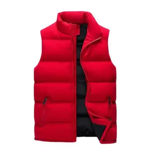 Hierscht Wanter Männer Ärmlos Down Vest Héich Qualitéit All-Match Jacket Outdoor Thermal Mantel Männlech Oberbekleedung Streetwear