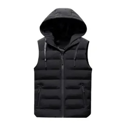 O'ofu ofu o tama'i peleue fa'aofuofu Slim Fit Fufulu fa'atumu Autumn Winter Cotton Padded le lima'ofu peleue Male Work Waistcoat Streetwear