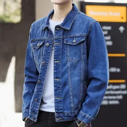 Denimjacka för män Ny vår och höst Casual Work Jacka Herrkläder