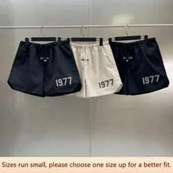 Fear Fog Anti-reflective Printing 22fog 1977 Short Swoven Trench Printing Nylon Casual Five Pantalon Sports High Street Style Fit