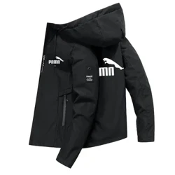 Açyk kempir gezelenç kurtkasy 2024 jaguar Täze erkekler dem alýan suw geçirmeýän Hoodie çukur palto başdan geçirmesi penjek tötänleýin zarýad